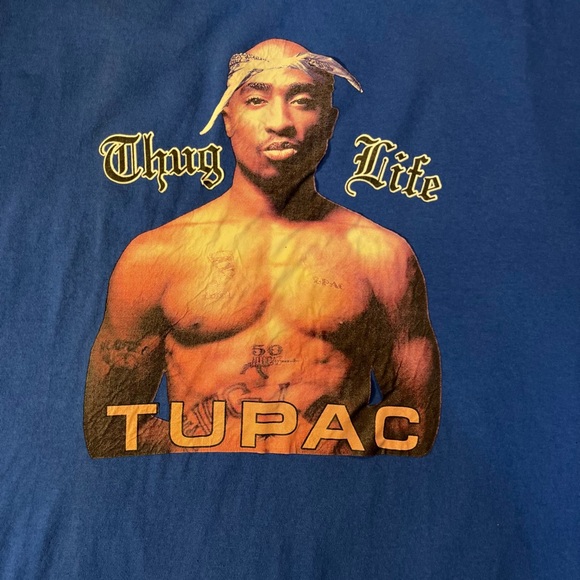 TUPAC GRAPHIC T SHIRT - Picture 2 of 5